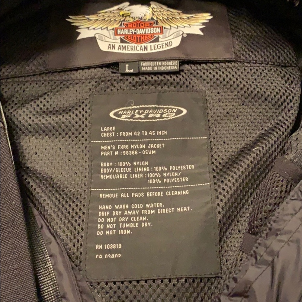 Harley Davidson FXRG Riding Jacket!! - Picture 4 of 7